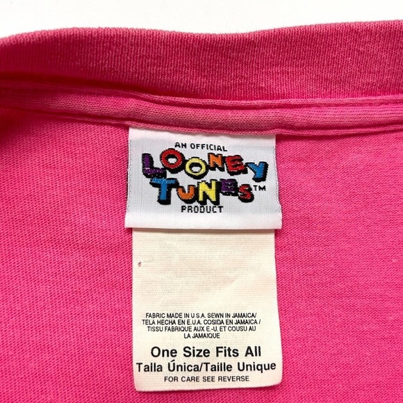 Vintage 90s Y2K Tweety Bird Loony Toons Sleep Dress Shirt Night Gown, One Size - Picture 11 of 12